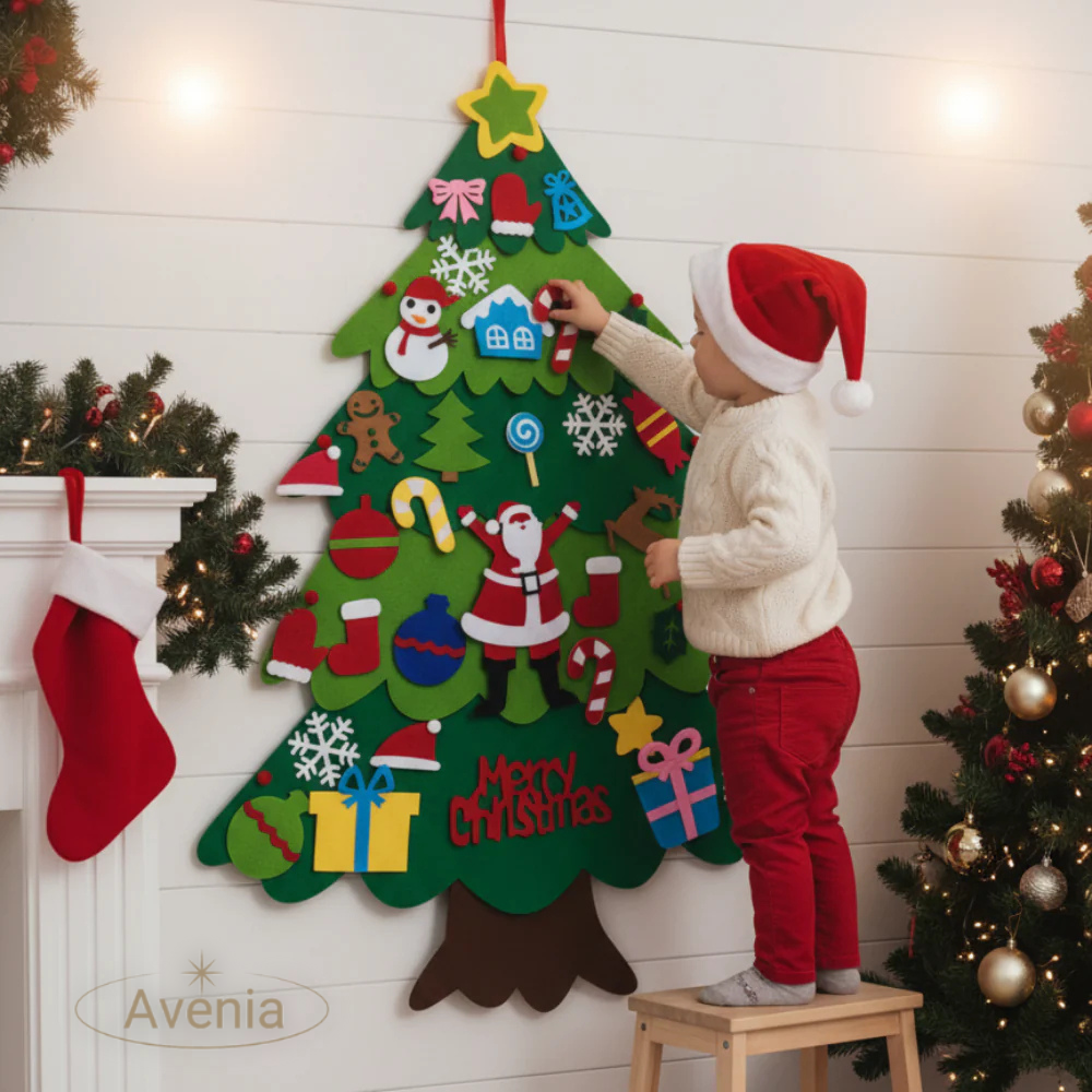 Sapin De Noël En Feutrine- Avenia™