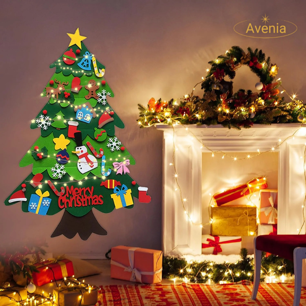 Sapin De Noël En Feutrine- Avenia™